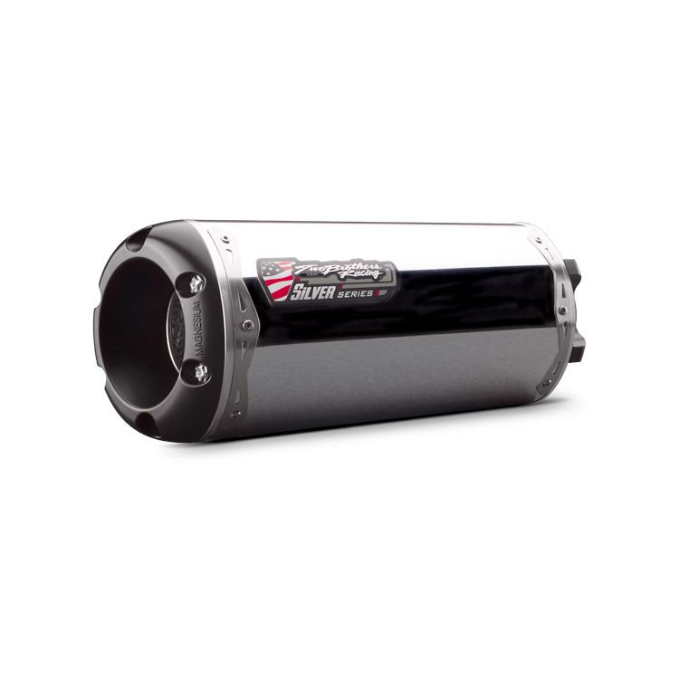 Two Brothers M2 Silver Series Slip-On Exhaust Kawasaki ZX6R