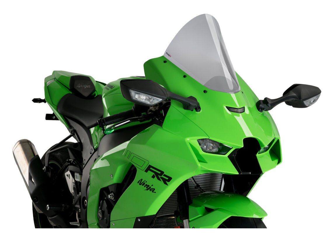 Puig R-Racer Windscreen Kawasaki ZX10R / ZX10RR 2021-2025 - RevZilla