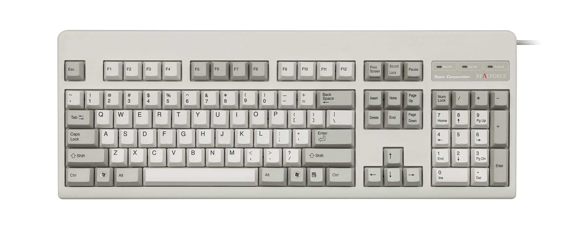 製品 : REALFORCE 104U-S | REALFORCE | 日本製プレミアムキーボードの