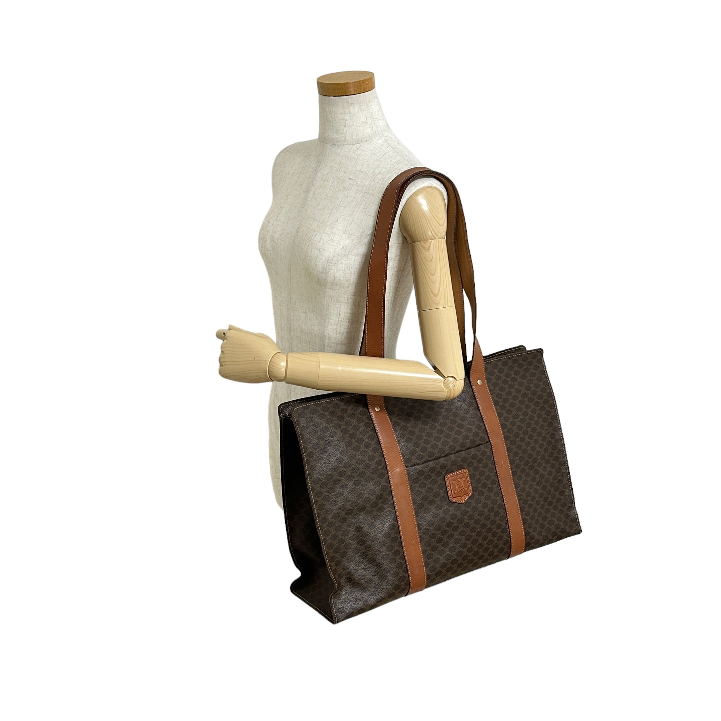 CELINE セリーヌ マカダム トートバッグ