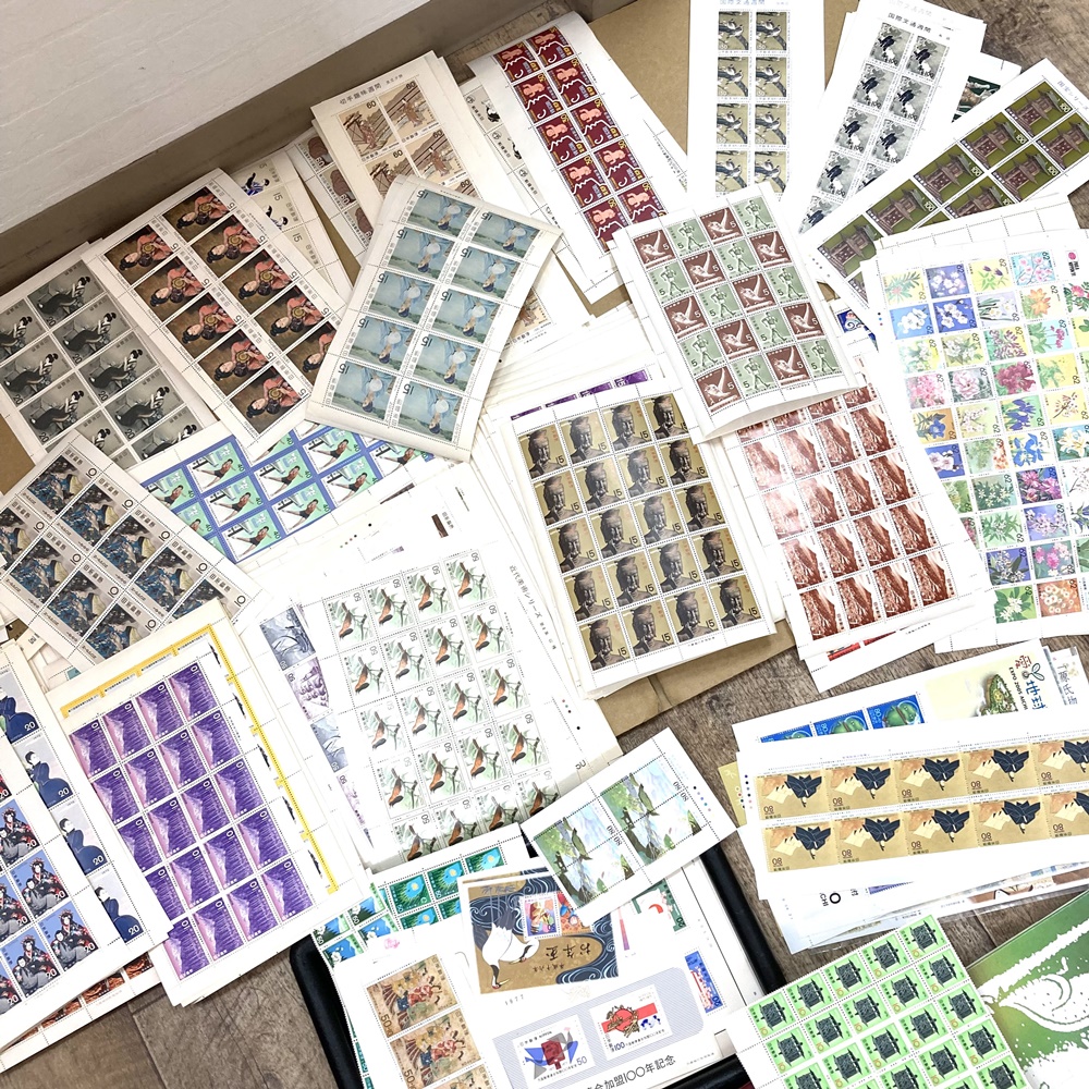 記念切手 バラ切手 シート 小型シート まとめて】お売り頂きました