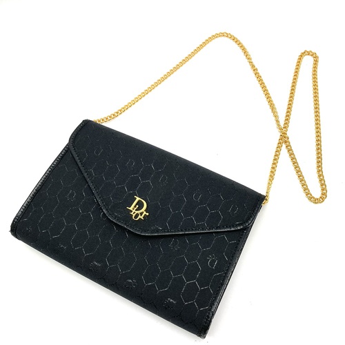 Christian Dior クリスチャン ディオール ハニカム柄 チェーン