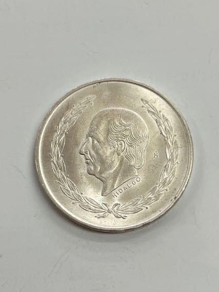 メキシコ 5ペソ 銀貨 HIDALGO ESTADOS UNIDOS MEXICANOS CINCO PESOS