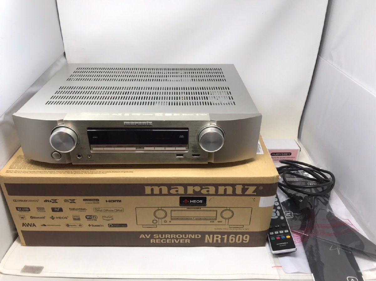 ◇marantz マランツ AVレシーバーアンプ NR-1609 2018年製 外箱 付属品
