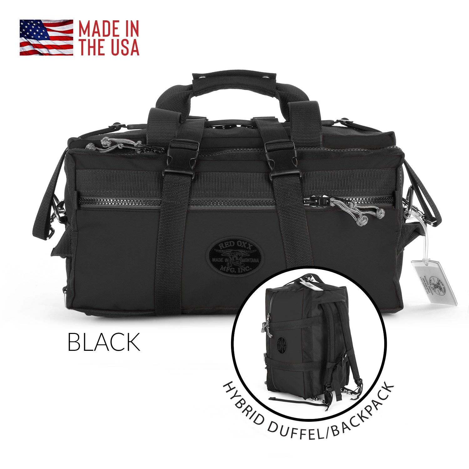 Convertible Hybrid Duffel Bag Backpack - Lil Hombre | Made in USA
