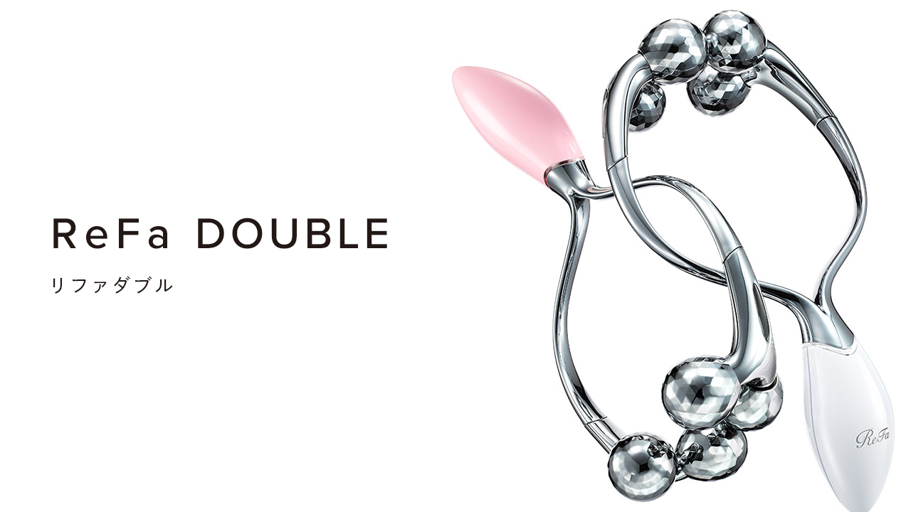 保証カード付】ReFa ダブルボール美顔器 極美品ReFa 美顔器 ダブルボール