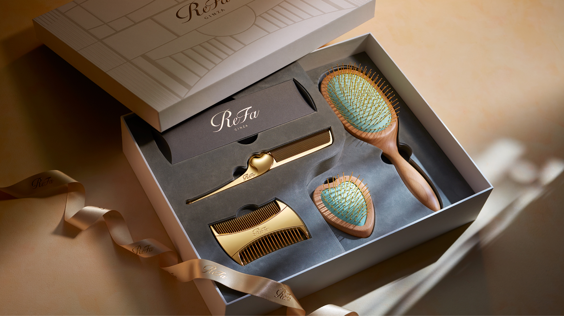 ReFa ゴールド 美顔ローラー セット ReFa ゴールド 美顔ローラー セット