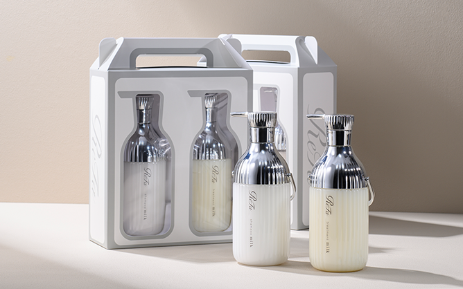 人気のシャンプーとトリートメントをセットにした「ReFa MILK PROTEIN