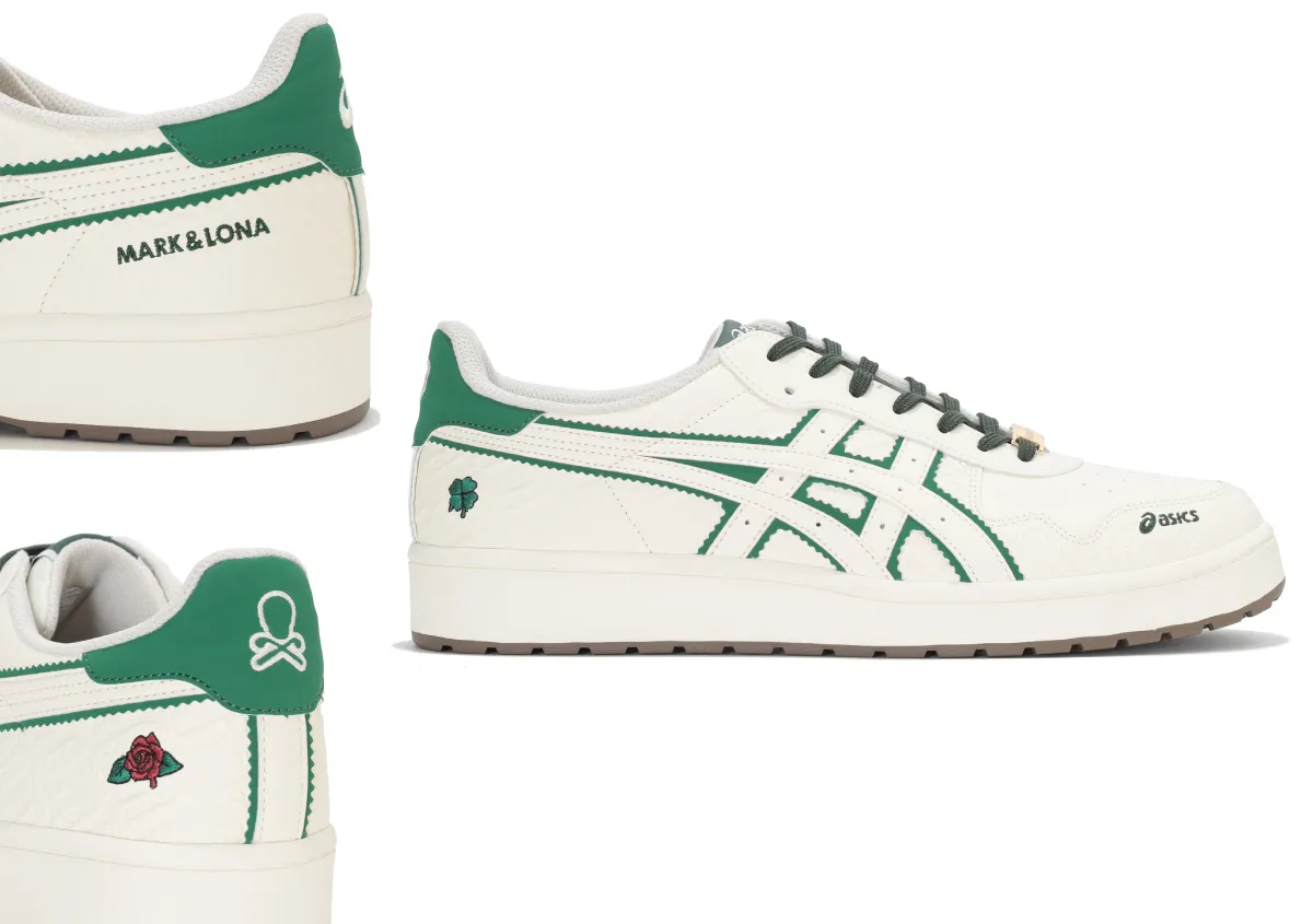 MARK & LONA ASICS コラボ ゴルフシューズ 白✖️シルバー26cm マーク
