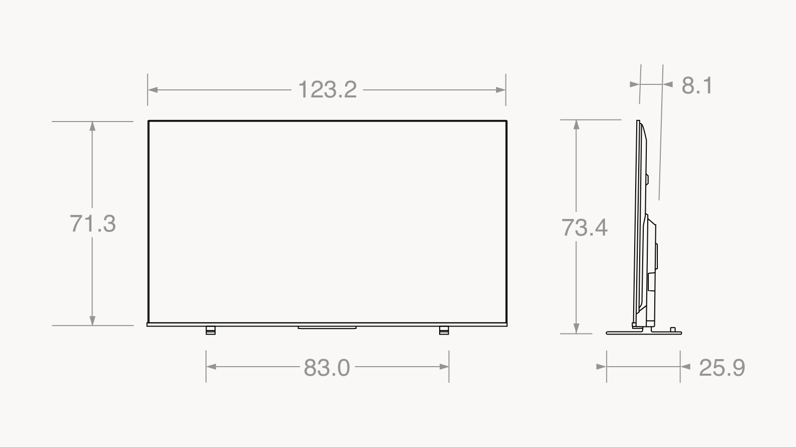 【ジャンク】REGZA 55Z570K（2022年モデル） 下部に横線あり Z570K 商品詳細 仕様｜REGZA<レグザ>