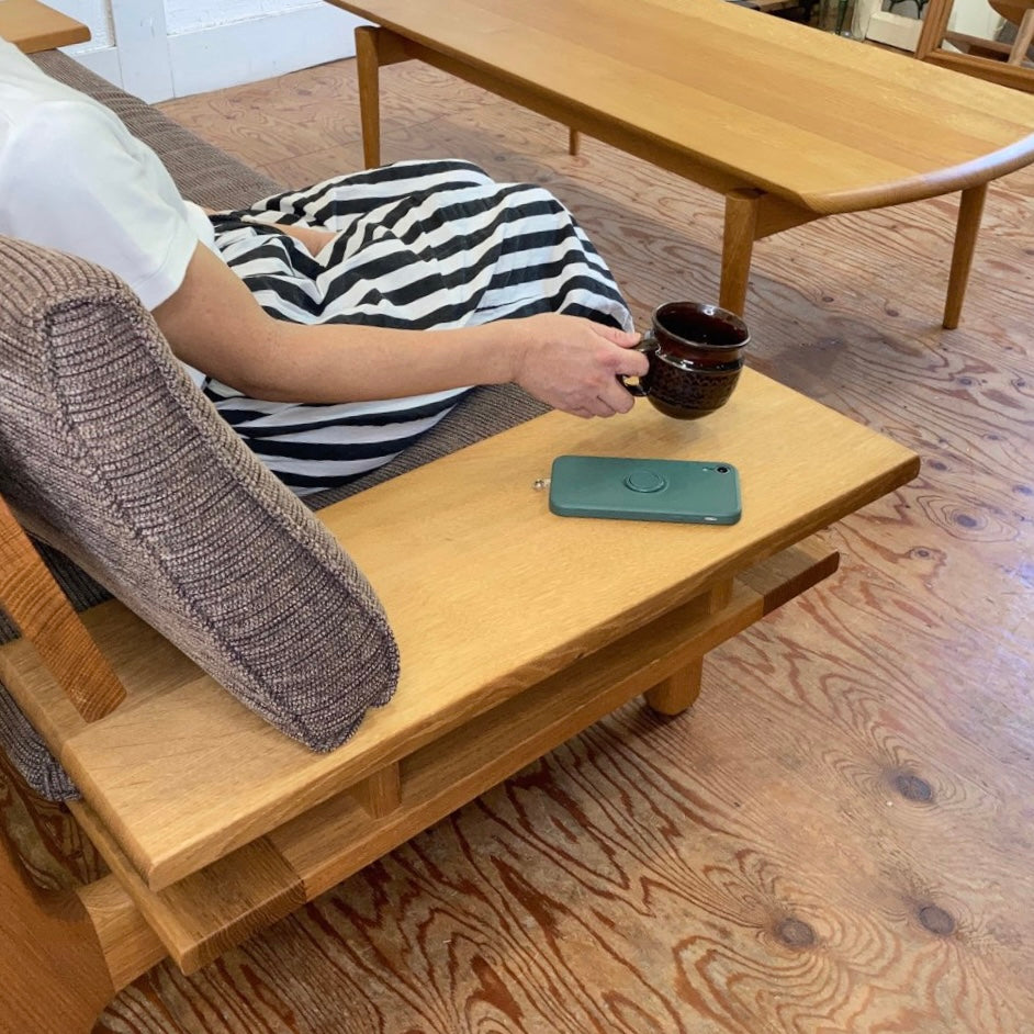 飛騨産業 / HIDA キツツキ 森のことば 3Pソファ ローソファ 節なし特注