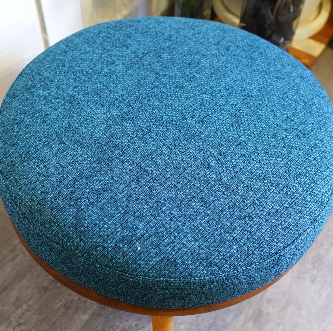 柏木工 / KASHIWA シビル / CIVIL スツール オットマン 中古 ブルー