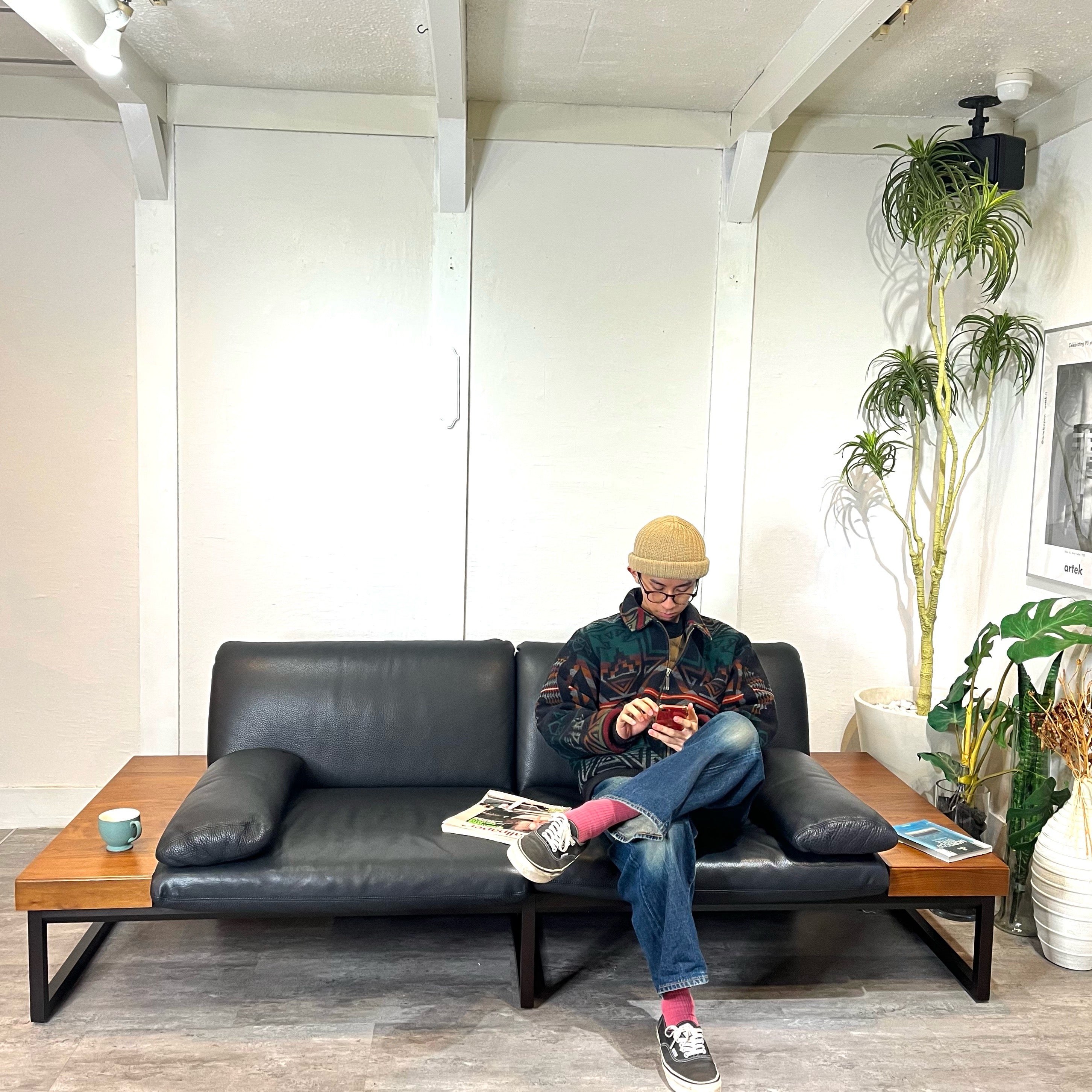 カンディハウス / CANDE HOUSE セスティナラックス ソファ 本革 川上元