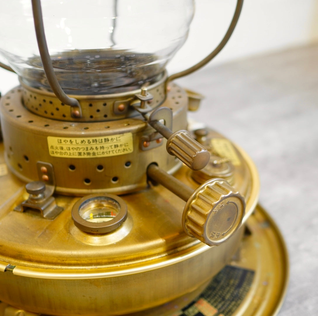 ニッセン / 日本船燈 ストーブ IS-3 ゴールドフレーム レトロ 暖房器具