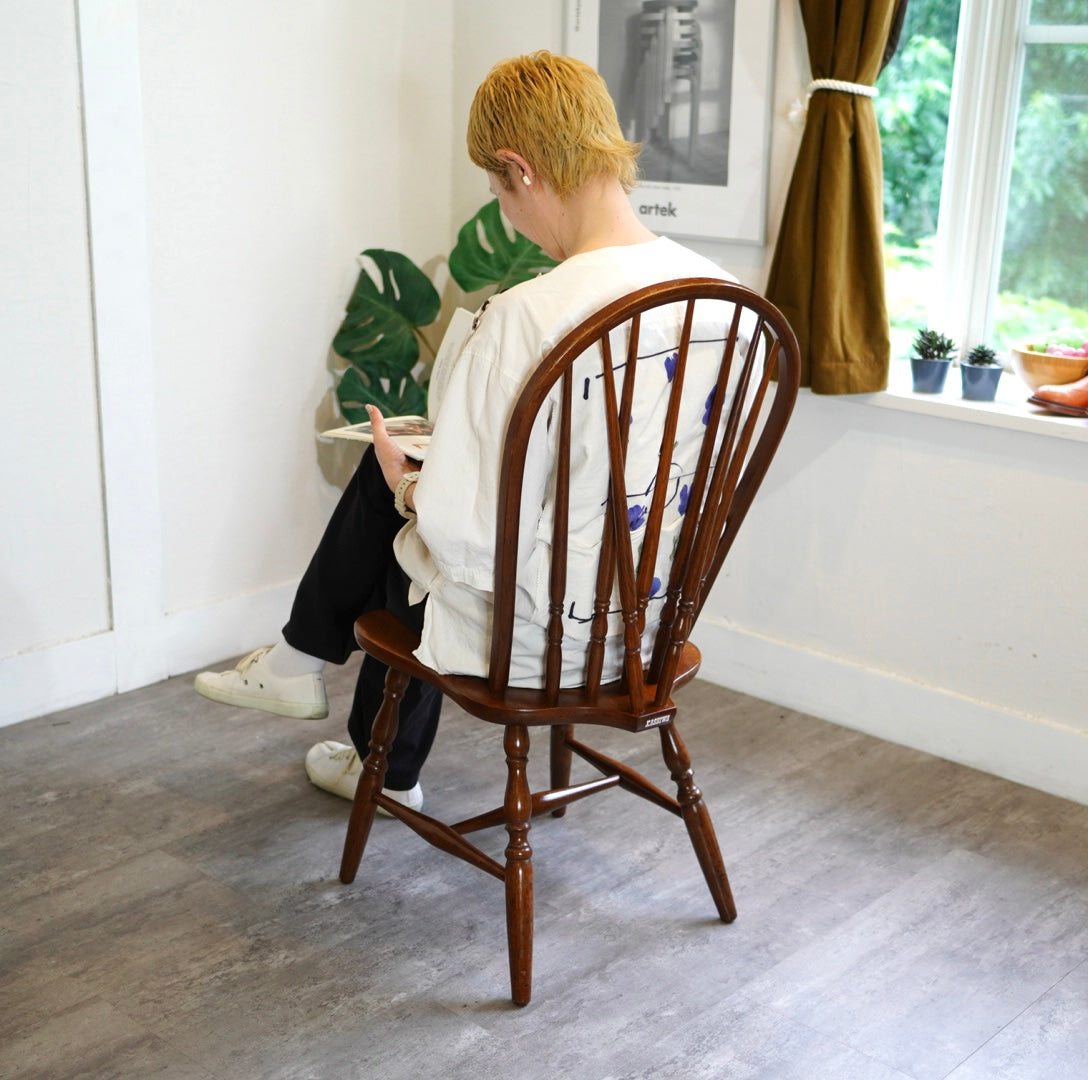 柏木工 フープバックチェア ウィンザーチェア ヴィンテージ 中古 椅子 木