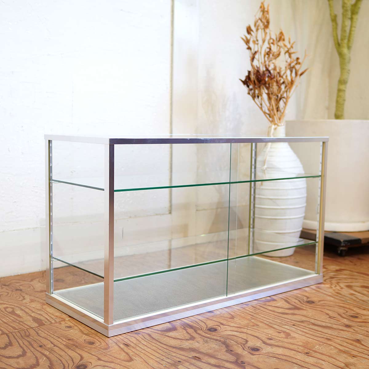 ガラスショーケース アルミフレーム ディスプレイケース コレクション