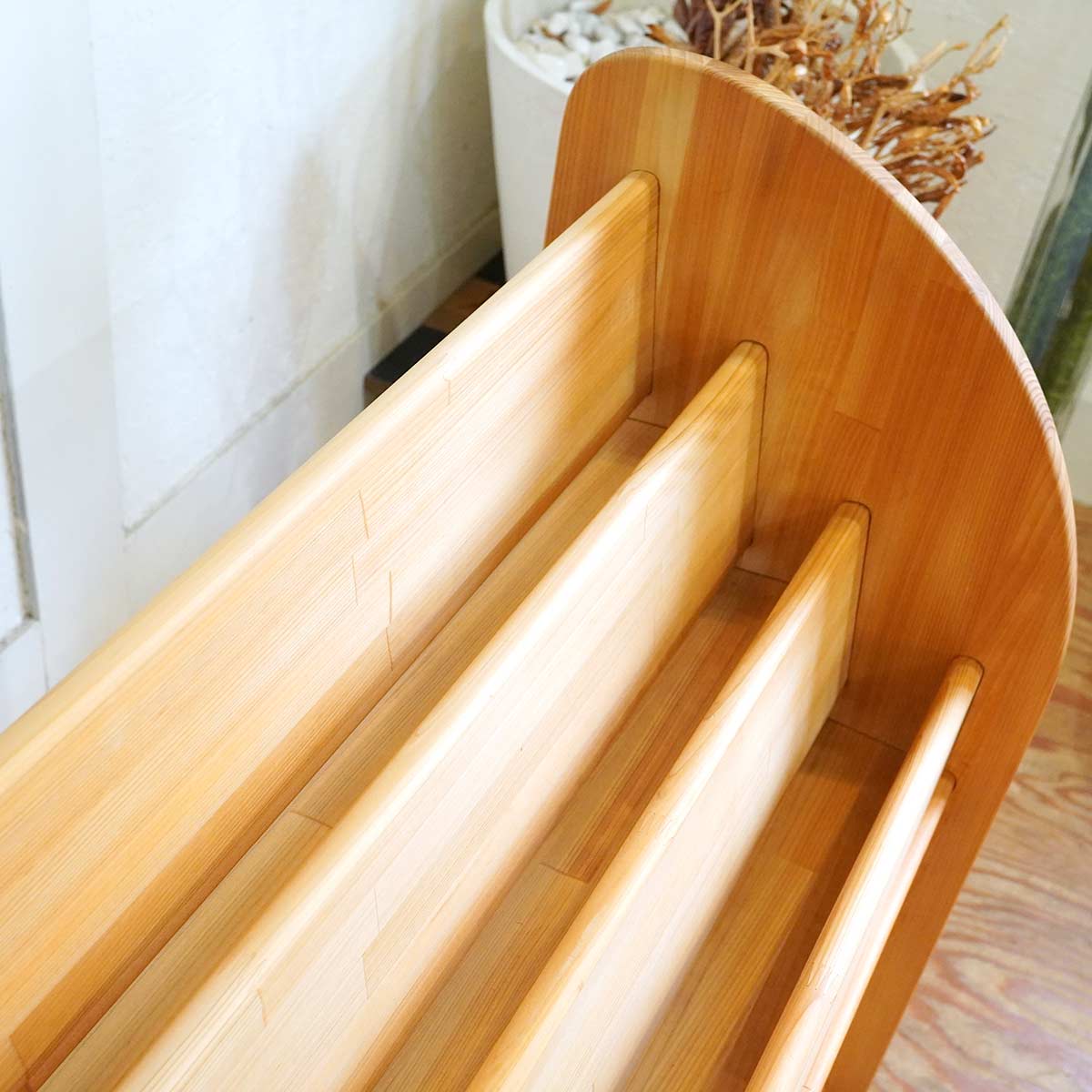 木遊舎 ひのきほんたて M800 本立て 本棚 シェルフ ブックシェルフ