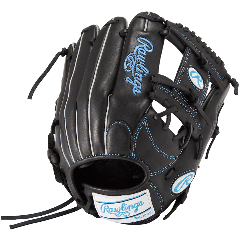 Rawlings 軟式用グローブ ベージュ/青 Rawlings 軟式グローブ 特別仕様