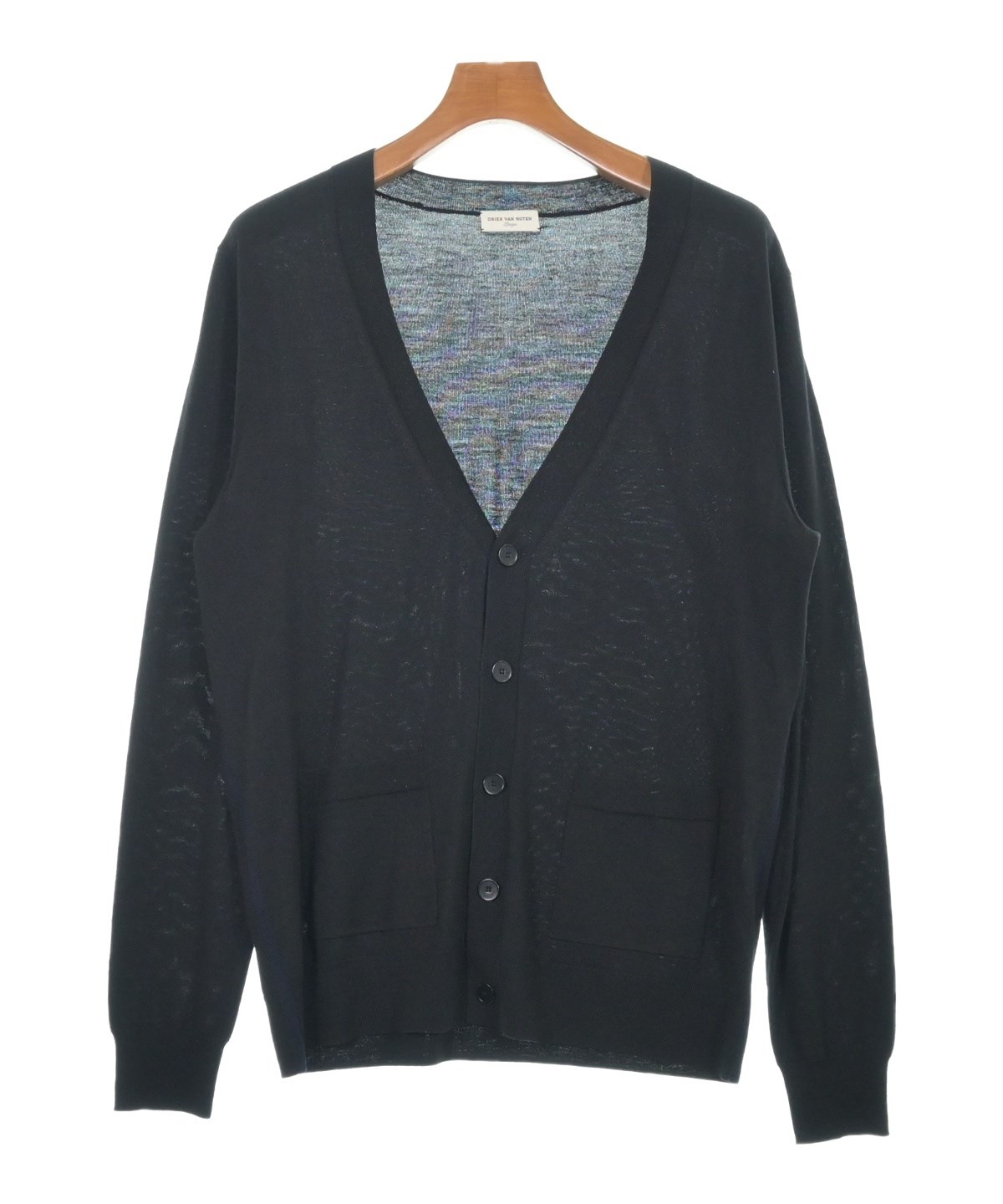 DRIES VAN NOTEN（ドリスヴァンノッテン）カーディガン 黒 サイズ:L