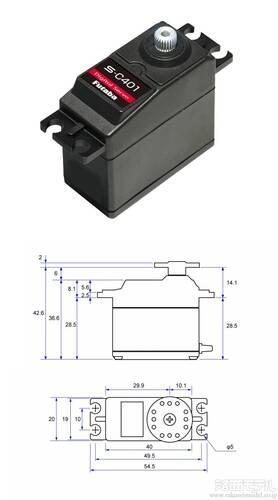 双葉電子 00107424-3 SERVO S-C401：ラジコン専門店 洛西モデル
