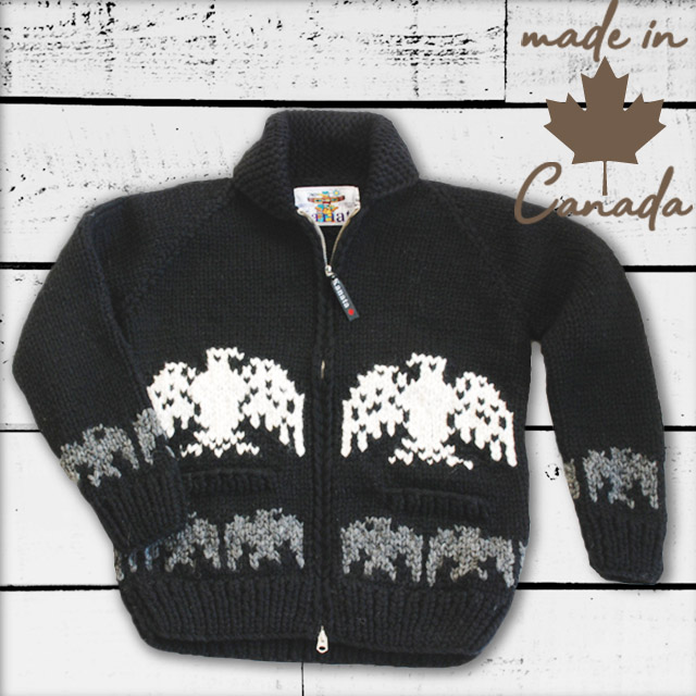 楽天市場】【 送料無料 】 カナダ製 カナタ カウチンセーター メンズ