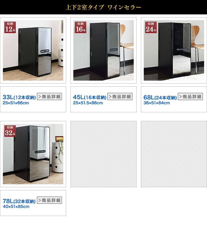 楽天市場】【楽天1位】ワインセラー 家庭用 大容量 32本 ペルチェ式 1