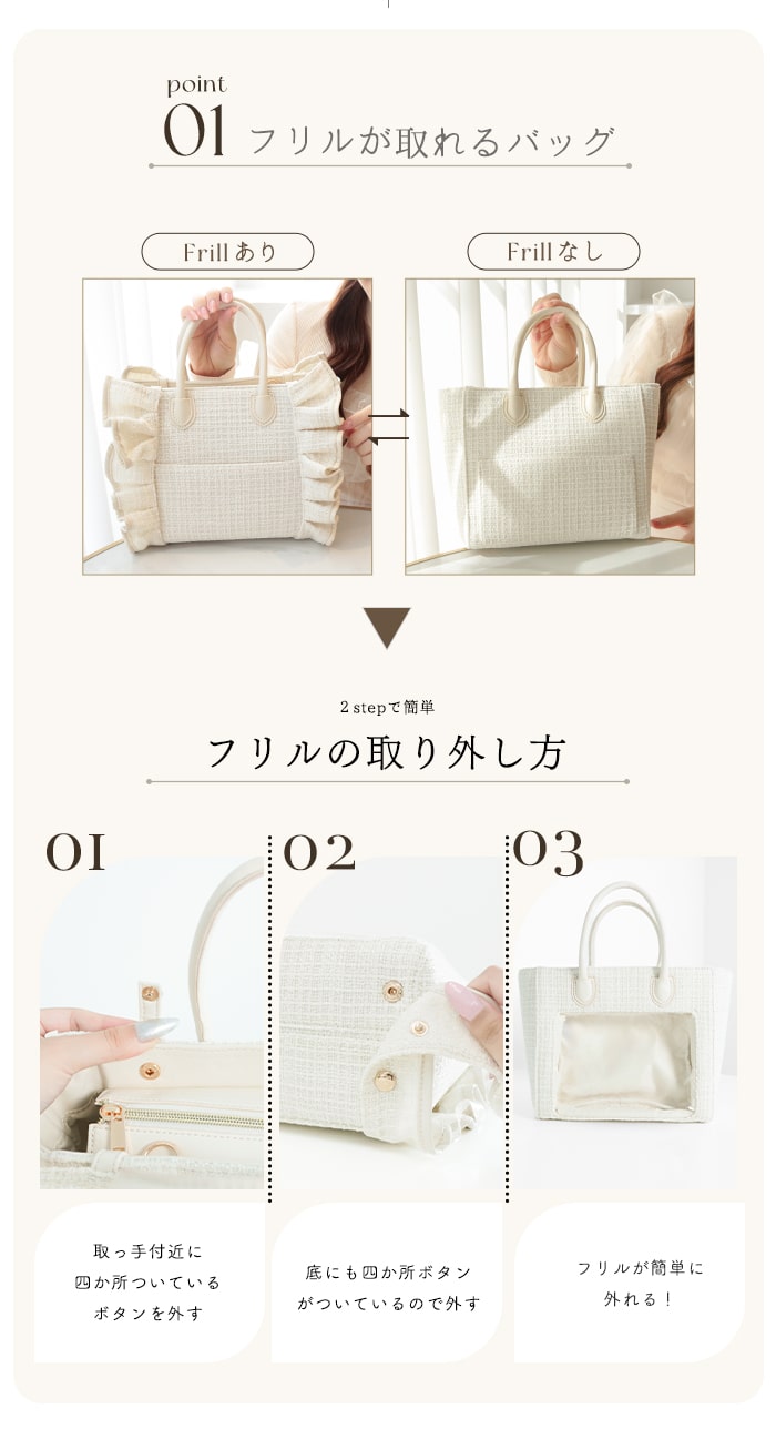 楽天市場】【楽天 総合 1位】リリディ 痛バ 推し活バッグ ツイード