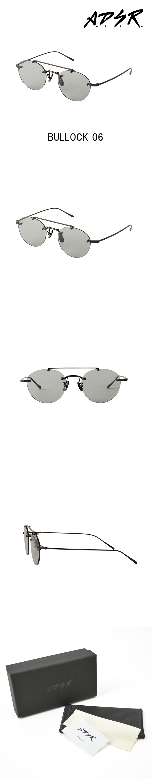楽天市場】A.D.S.R. サングラス BULLOCK 06(c) アイウェア エーディー