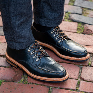 Norway Split Toe - Black Milled Shell Cordovan | Rancourt & Co