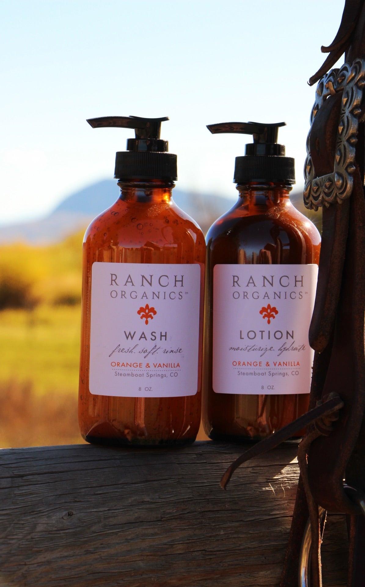 Orange/Vanilla Wash & Lotion Set – Ranch Organics