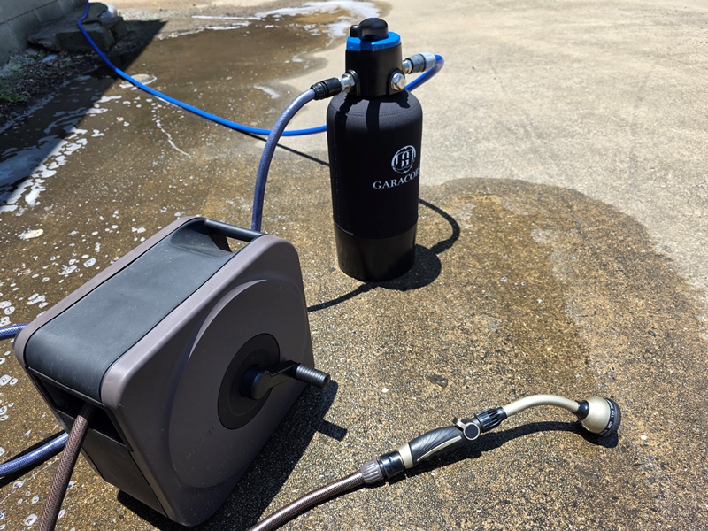 洗車時の水垢対策にガラコート切り替え機能付き純水器を導入したら幸せ