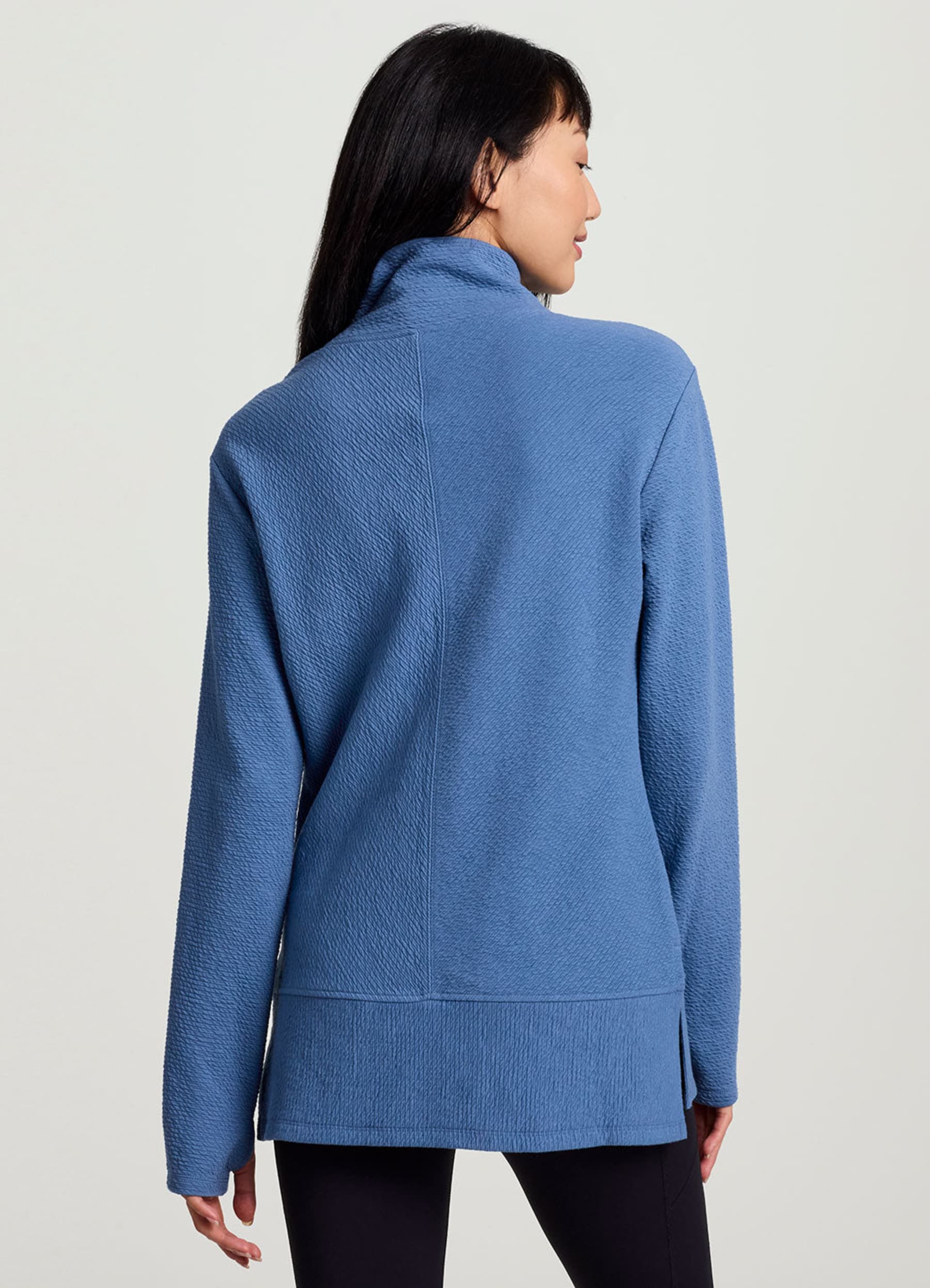 Studio Jacquard Mock Neck Pullover - RBX Active