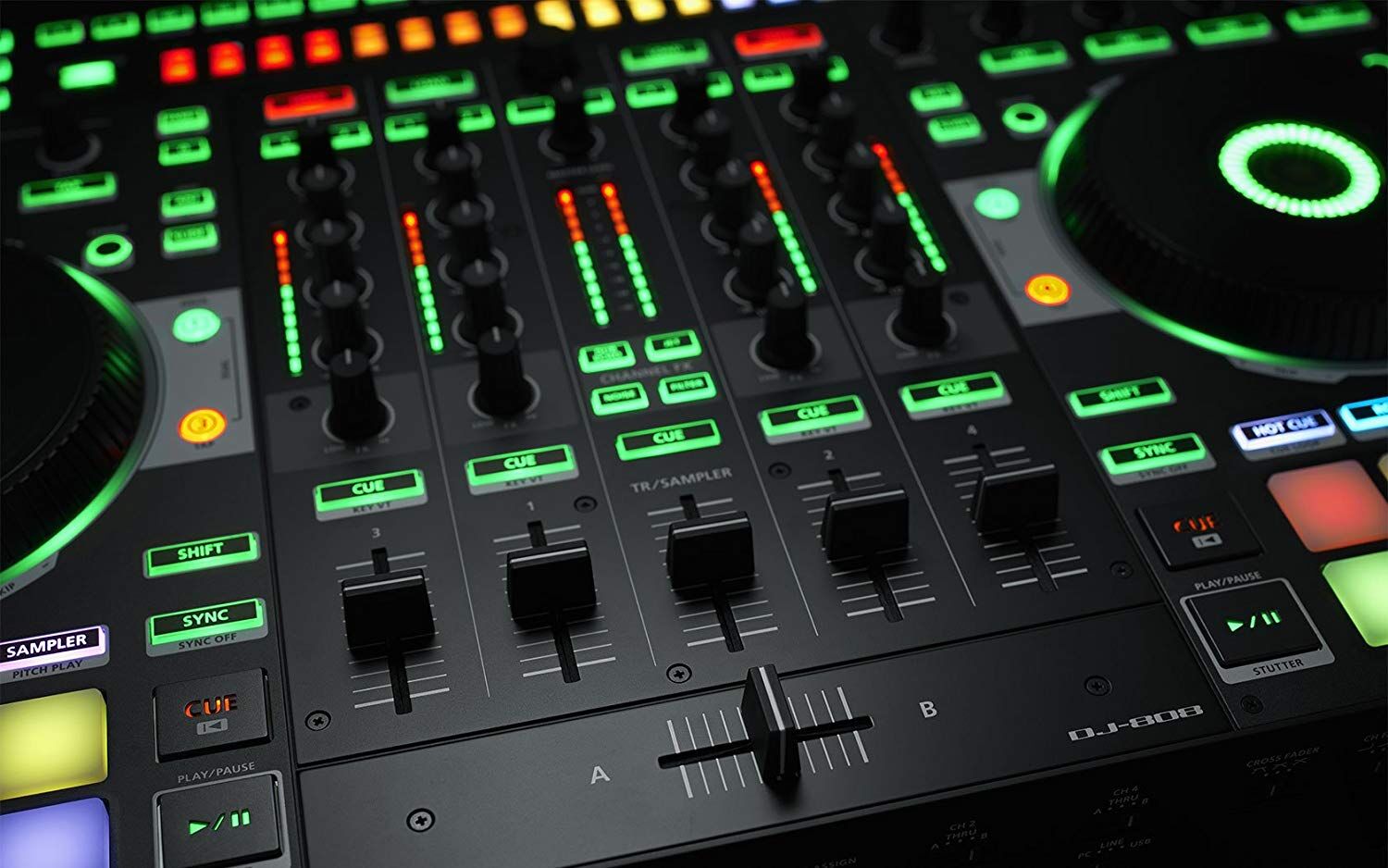 Roland DJ-808 4-Channel DJ Controller for Serato DJ | RK Audio