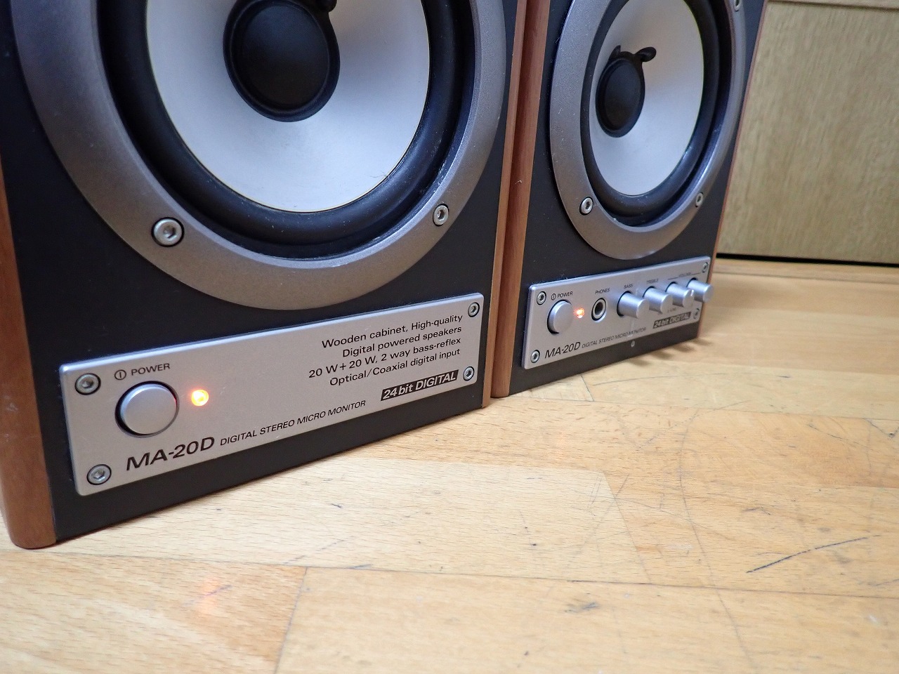 スピーカー Roland EDIROL MA-20D L R ローランド エディロール 2