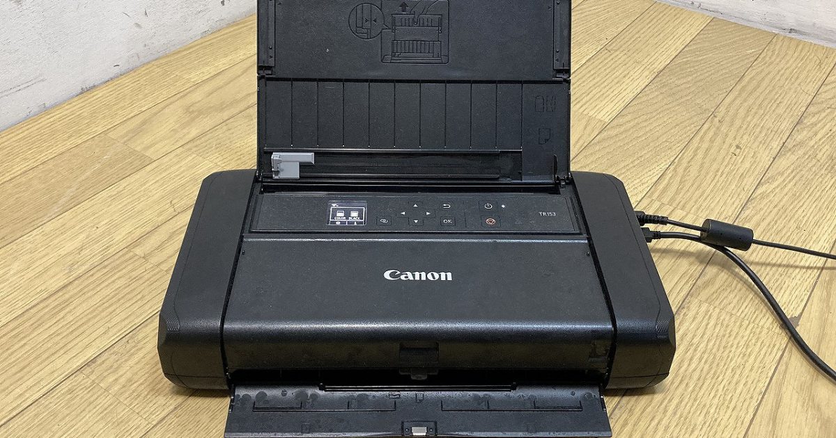 Canon キャノン A4対応 モバイルプリンタ TR153美品 インク残あり USB