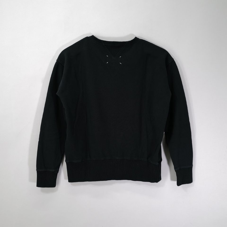 Maison Margiela - スウェット クルーネックセーター / ブラック | River