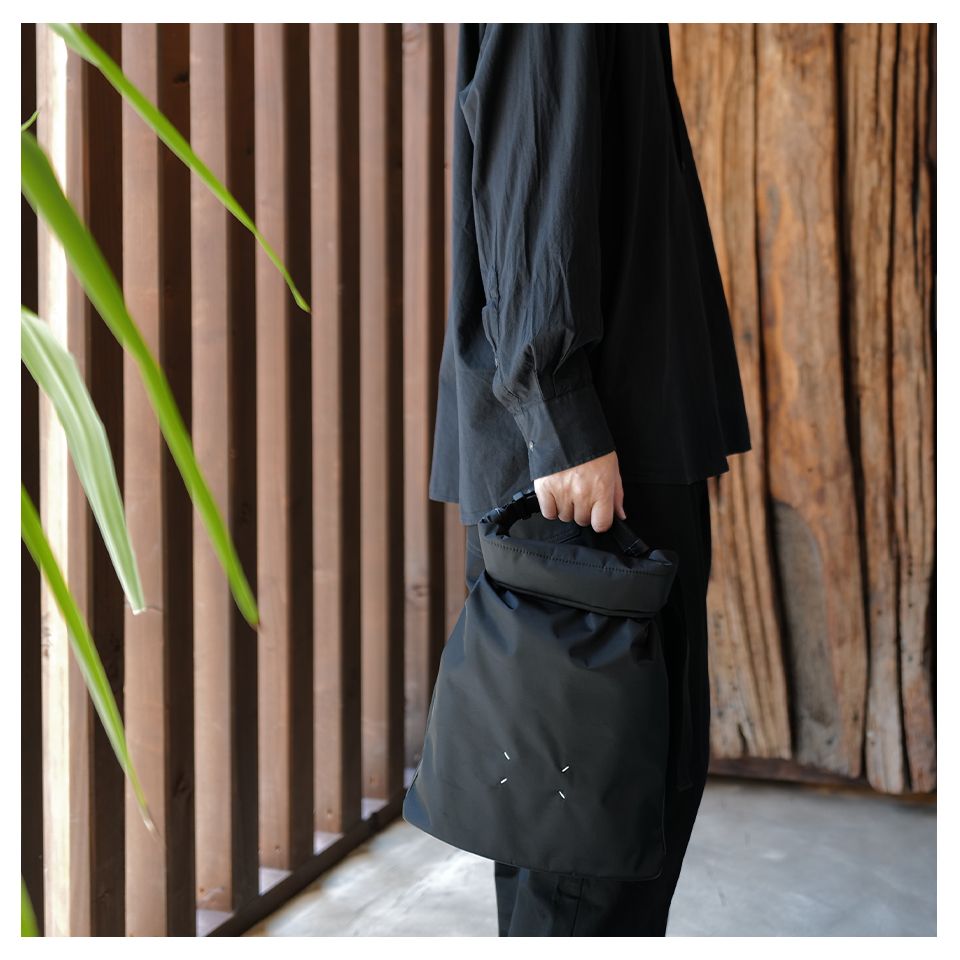 Maison Margiela - 「High tech」ロールアップ バックパック / Black