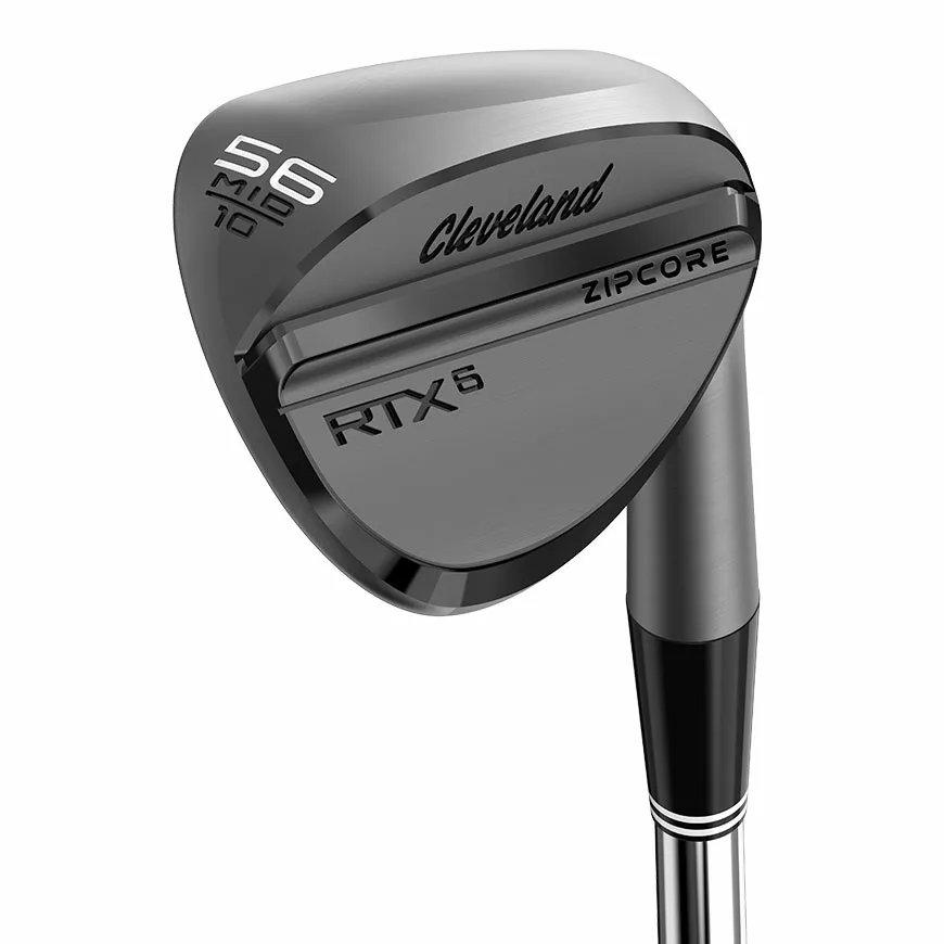 Cleveland RTX 6 Zipcore Black Satin Wedge - Riverside Golf