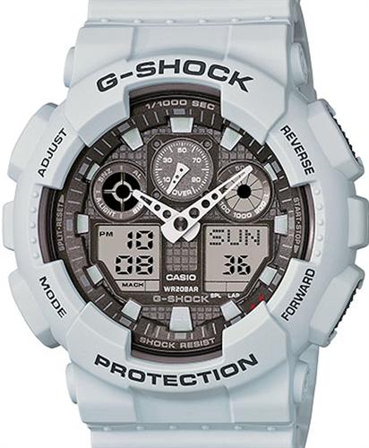 G-Shock 3-D X-Large Ice Grey ga100lg-8a - Casio G-Shock wrist watch
