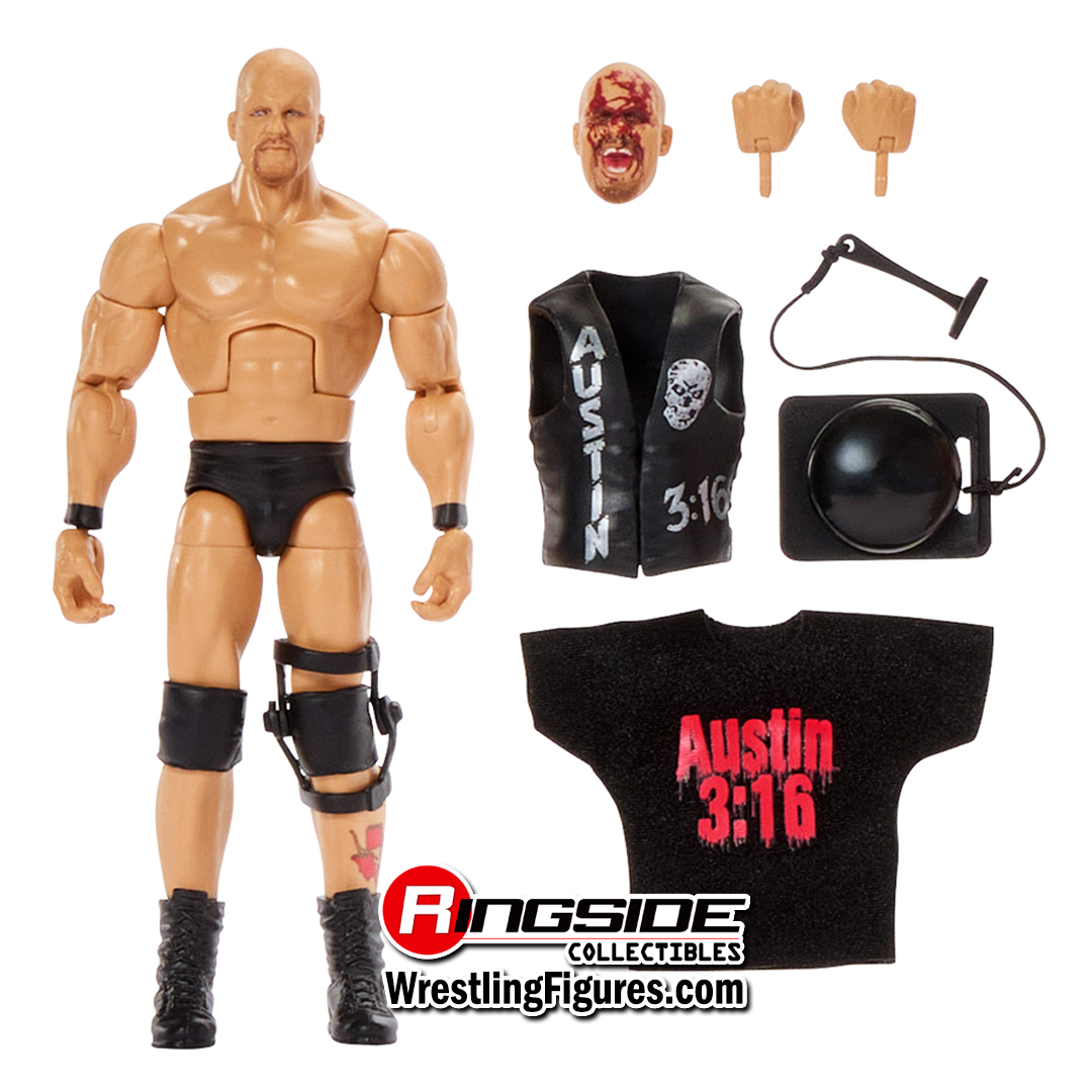 Damaged Packaging - Bloody Stone Cold Steve Austin (WM13) - WWE