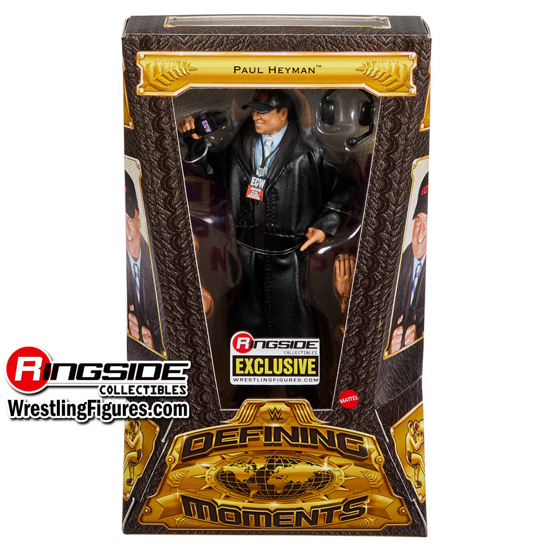 ECW Paul Heyman - WWE Defining Moments Ringside Exclusive Toy