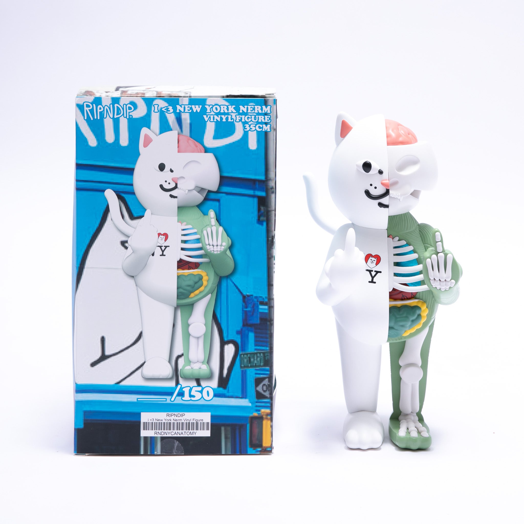 I Heart NY Nerm Anatomy Vinyl Figure – RIPNDIP