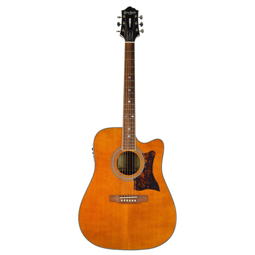 Epiphone Masterbilt DR-500MCE Acoustic/Electric Guitar, Natural