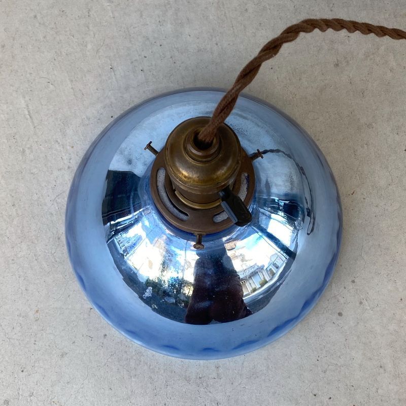 VINTAGE ANTIQUE MERCURY GLASS HUBBELL ヴィンテージ アンティーク