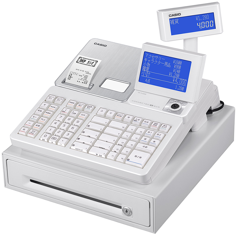 カシオ／スマホと連動し設定や売上確認できる電子レジスター | 流通