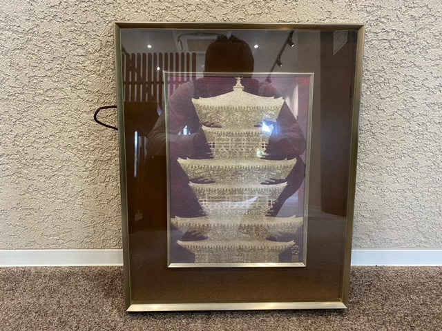 山崎忠明 作 『薬師寺の塔』 ｜骨董品買取 緑和堂