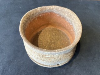 神山易久 『信楽自然釉茶碗』 ｜骨董品買取 緑和堂