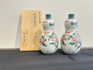 島岡達三 作 『象嵌赤絵 草花文皿』 買取価格相場｜骨董品買取 緑和堂