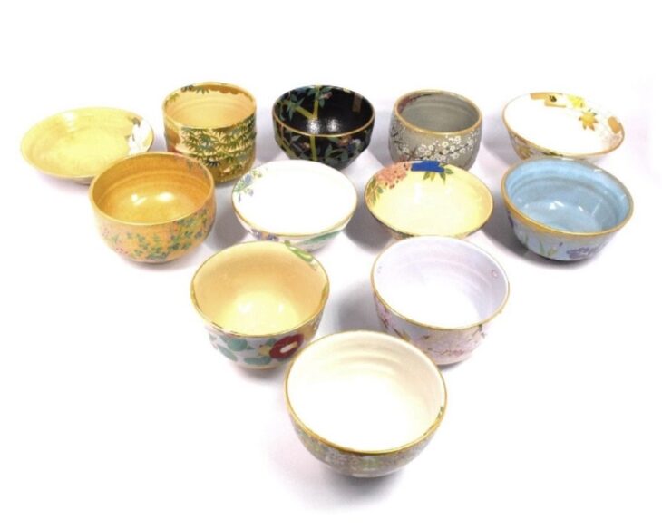 桑野むつ子『抹茶茶碗コレクション 御所の花 十二ヵ月』 ｜骨董品買取