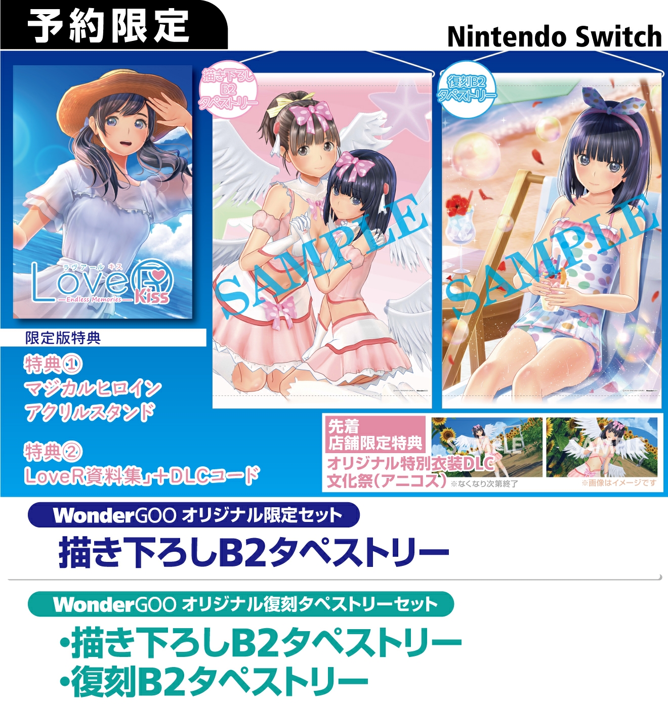 Nintendo Switch LoveR Kiss Endless Memories【復刻セット】店舗特典
